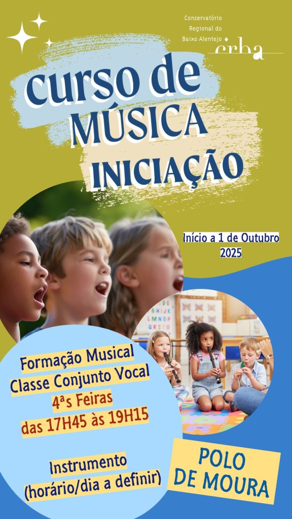 Cartaz Curso de Iniciação Moura