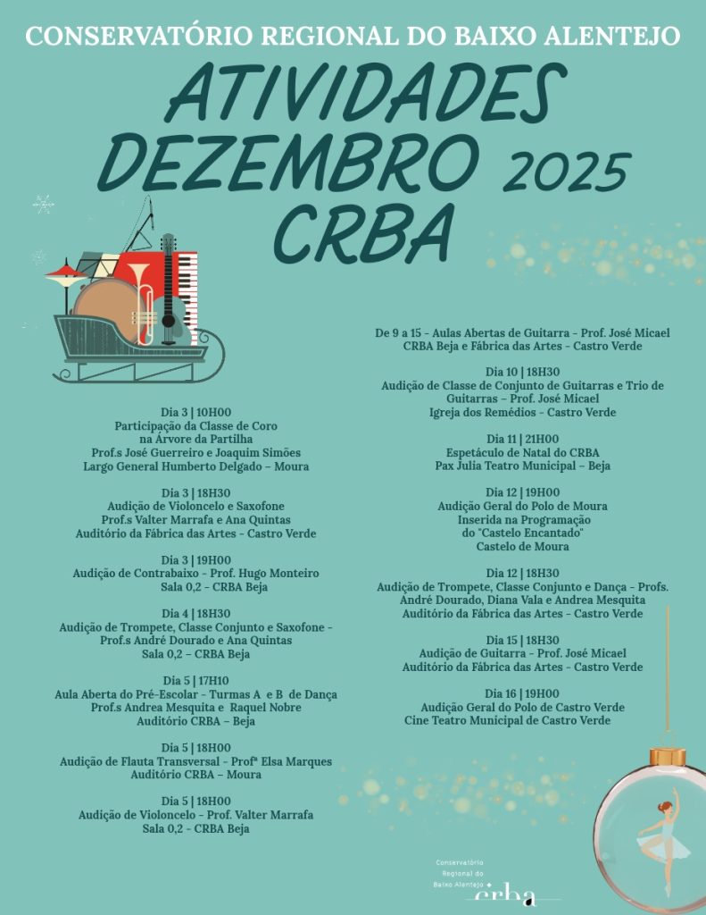 Cartaz Atividades Dezembro 2025