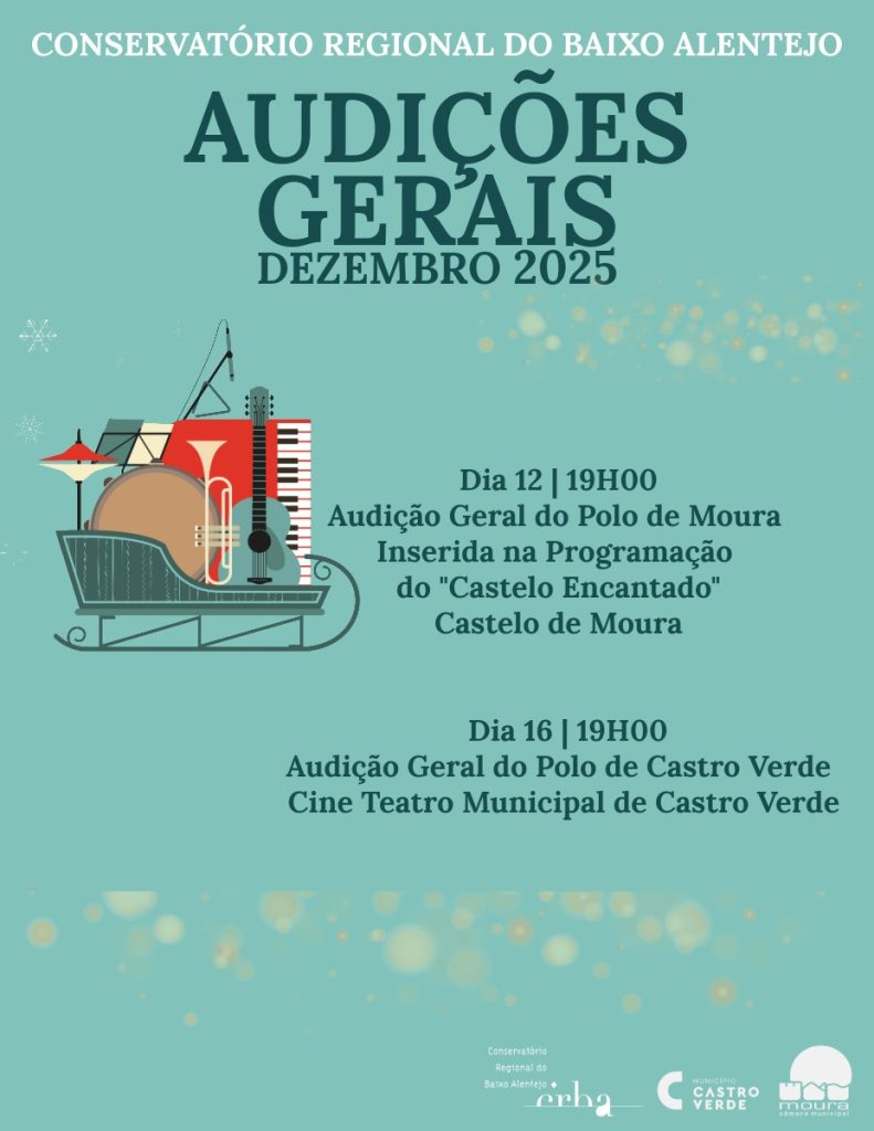 Cartaz Audições Gerais Dezembro 2025