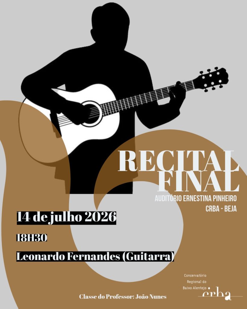 Cartaz Recital 14 de julho Beja