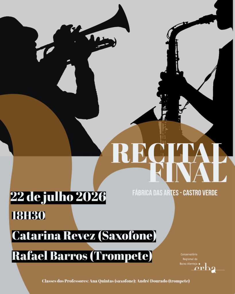 Cartaz Recital 22 de julho Castro Verde